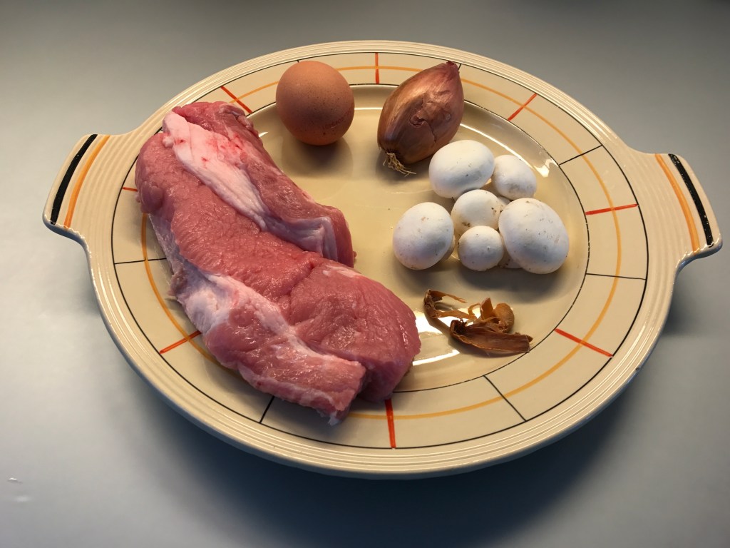 main ingredients of blanquettte de veau or classic french stew