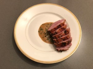 Breast of Duck with Green Pepper Sauce © cadwu