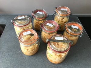 Seven Jars of home made Kimchi © cadwu