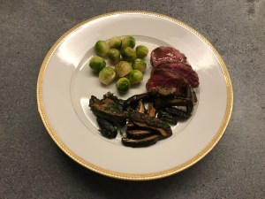 Bay Boletes with Brussels Sprouts and Beef © cadwu