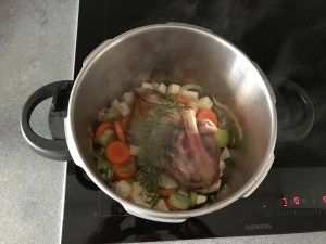 Lamb Shanks in the pan © cadwu