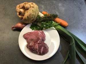 Veal Cheeks and their Vegetables © cadwu