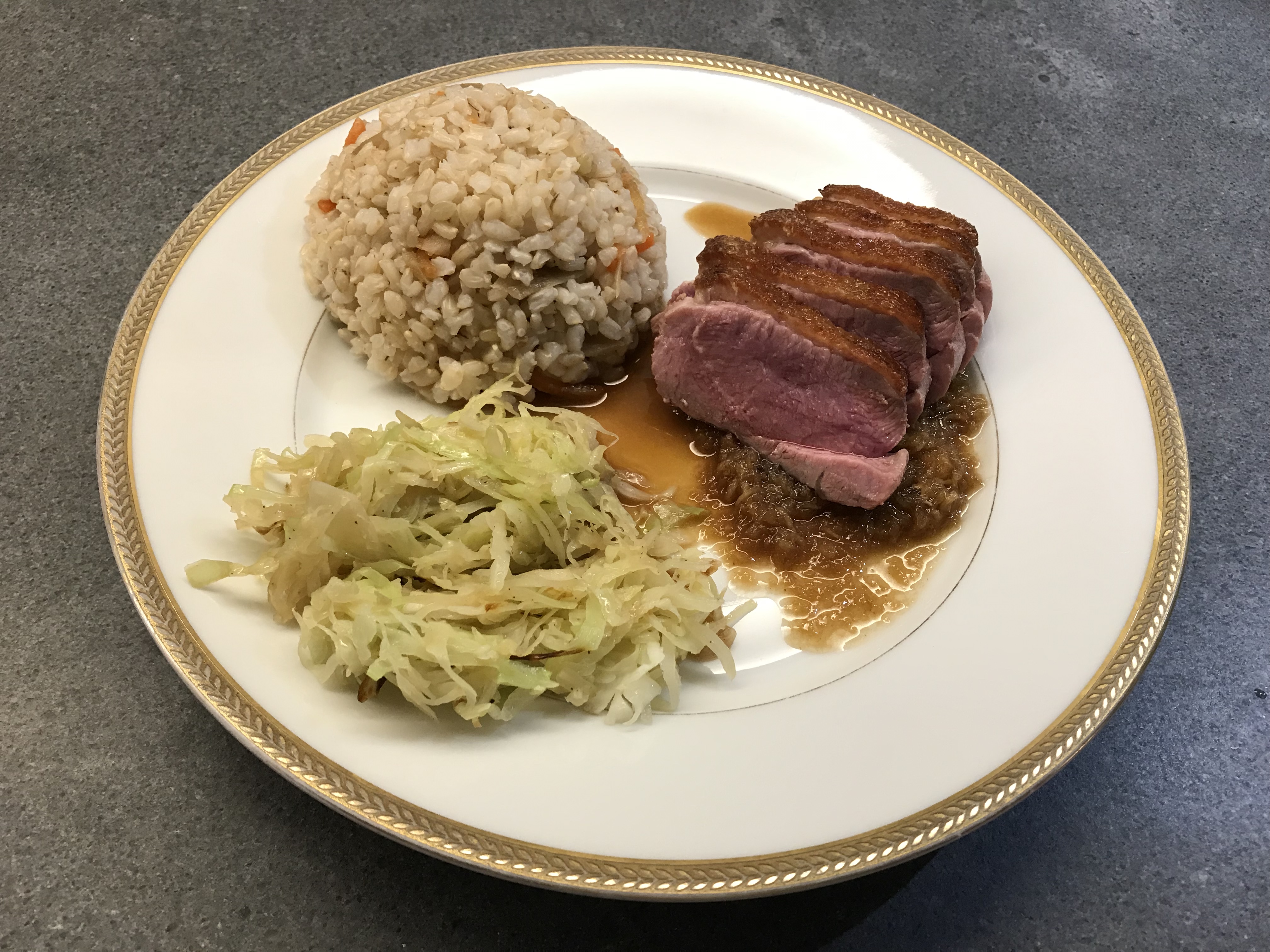 Duck with Ginger, Mirin and Soy Sauce © cadwu