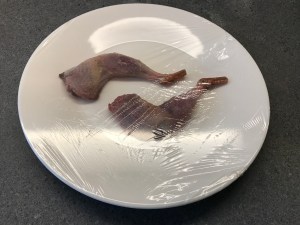 Patridge Legs Ready For the Oven © cadwu