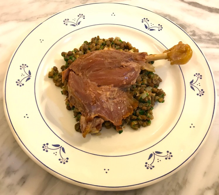Lentils with Confit of Duck © cadwu