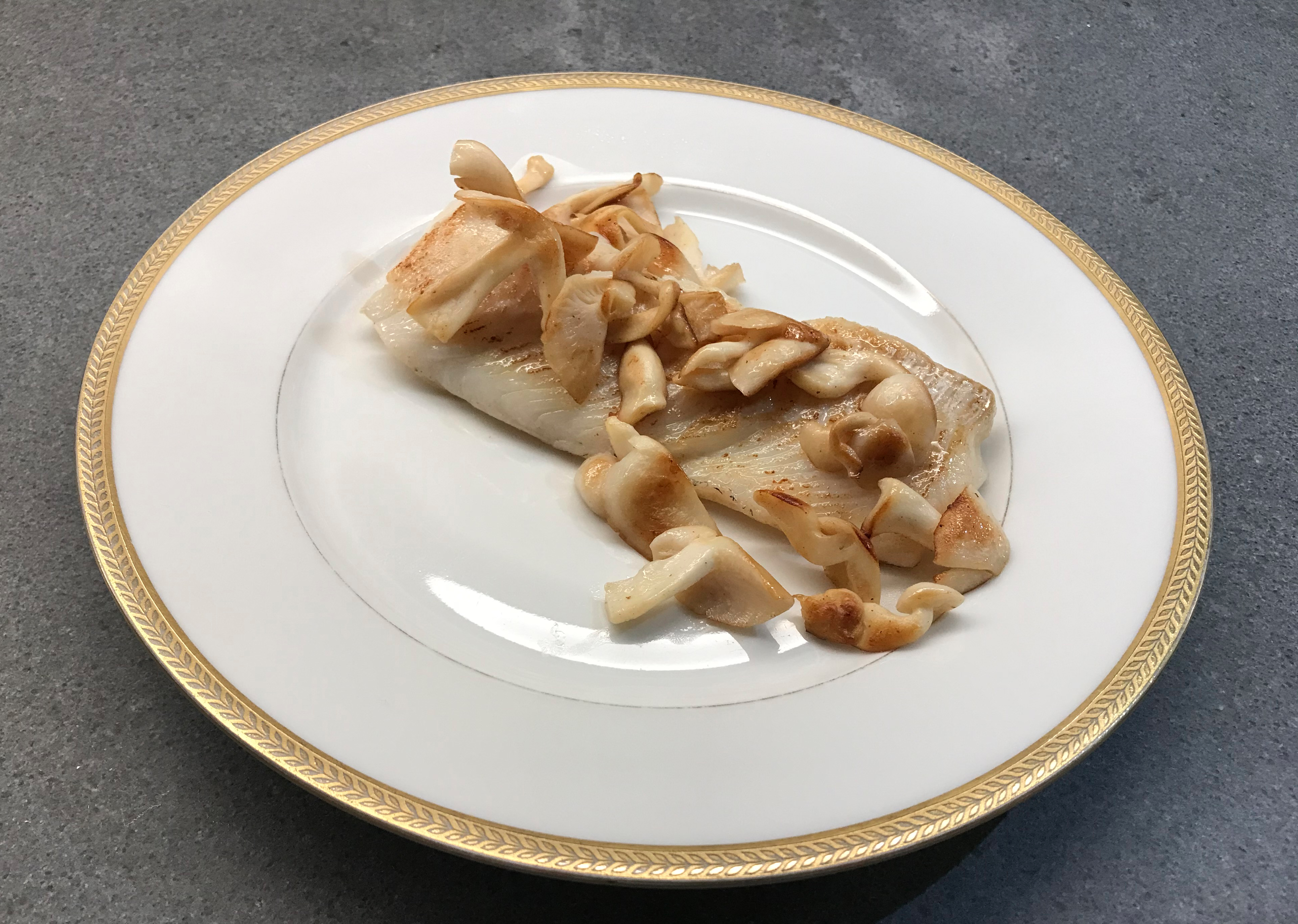 Haddock with white Beech Mushrooms © cadwu