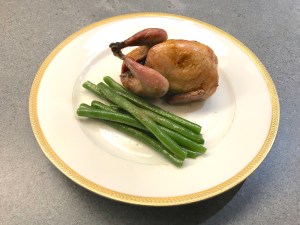 Quail with Pruneaux d'Agen and Bay Leaf © cadwu