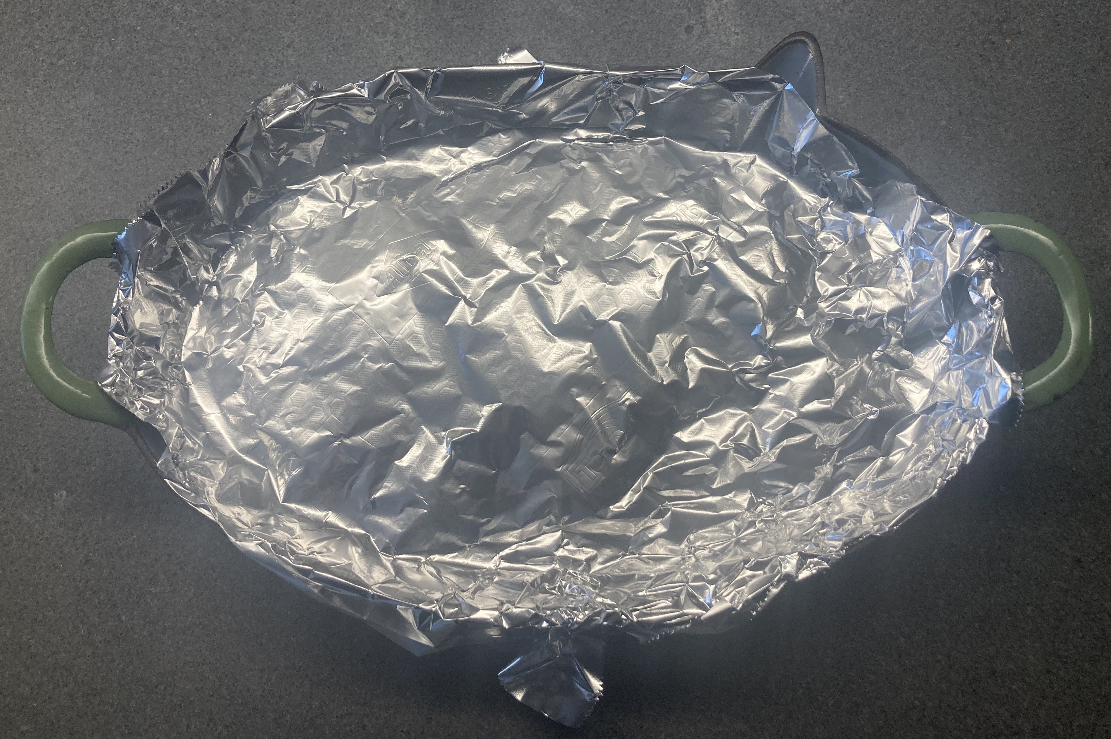 Choucroute tightly covered with foil ©cadwu