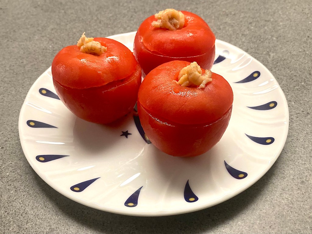 Tomate aux Crevettes ©cadwu