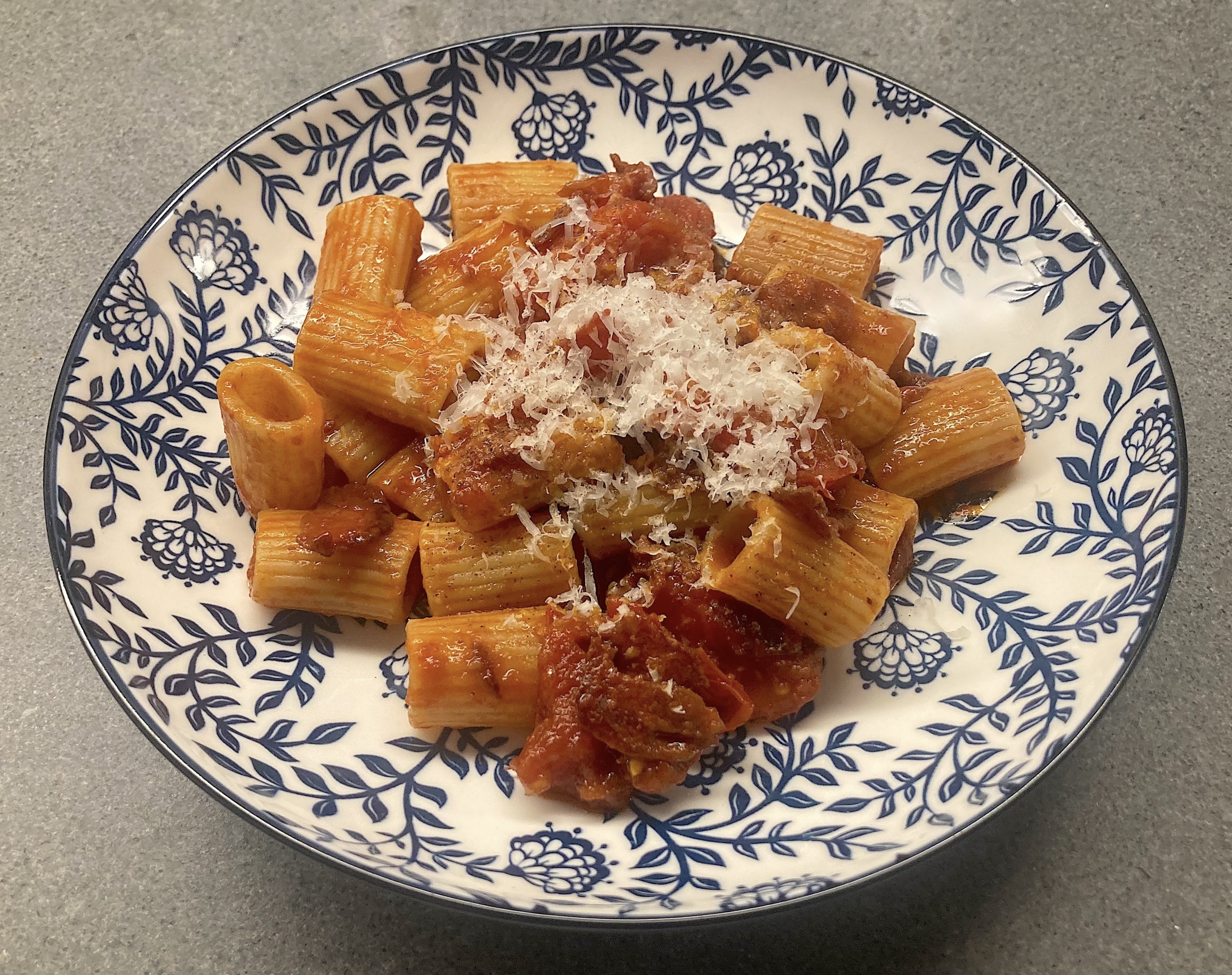 Pasta with Redd Bell Pepper Paste ©caddy