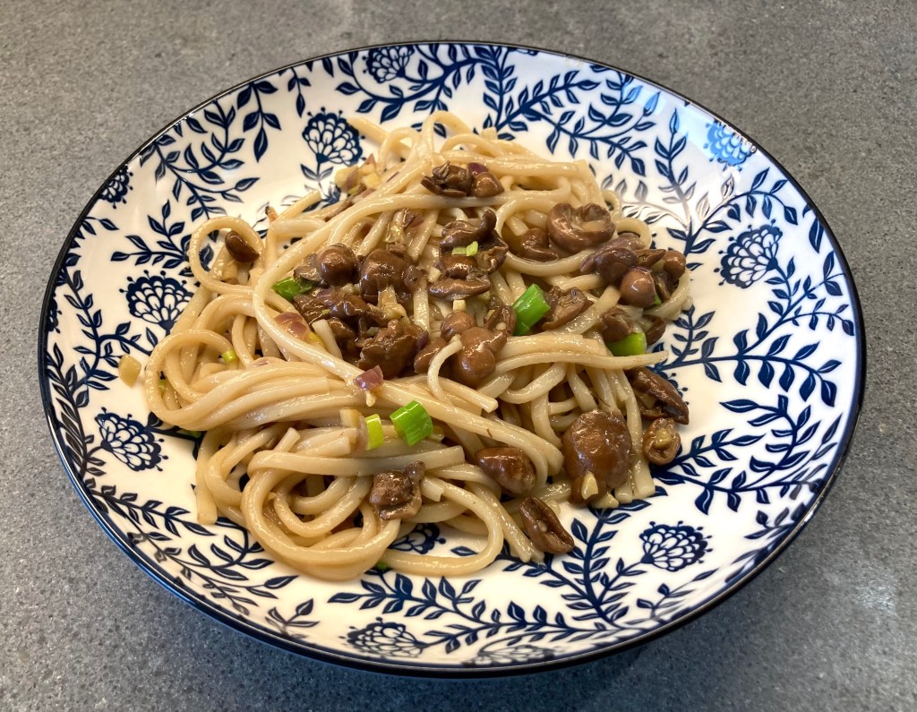 Fairy Ring Mushroom with Udon ©cadwu