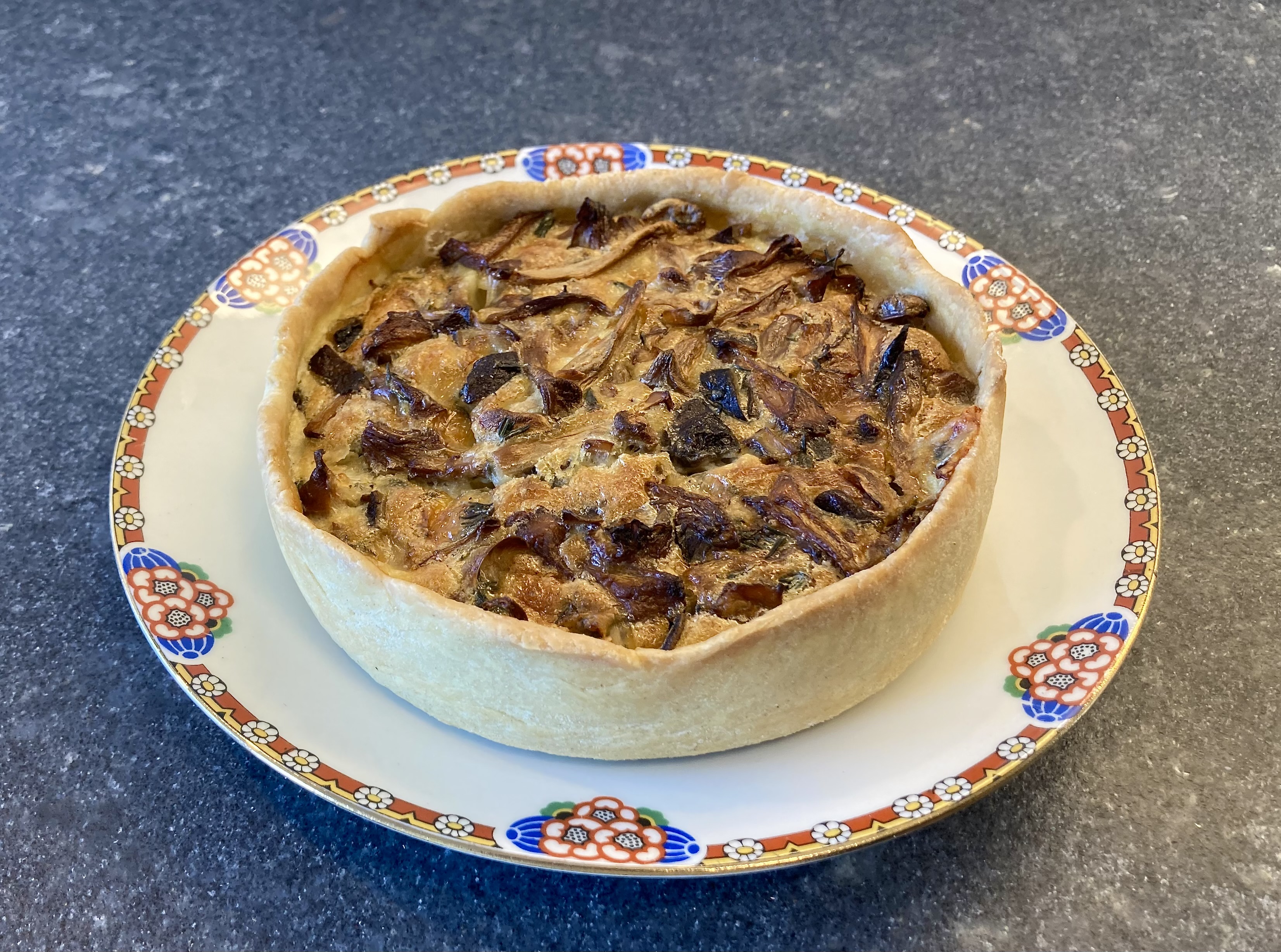 An easy to make mushroom pie with rich flavours