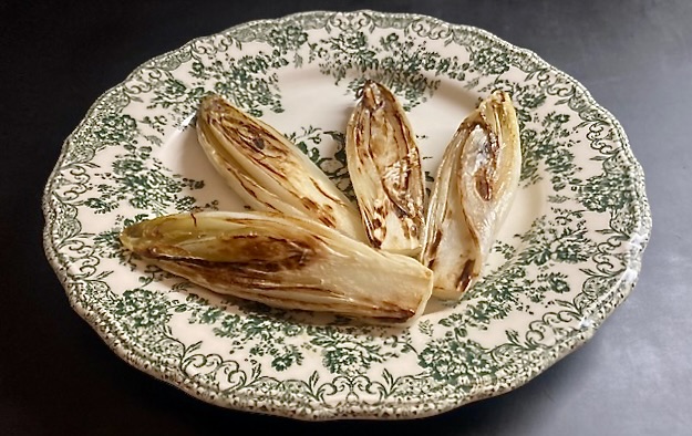 Belgian Endive ©cadwu caramalised with olive oil and lemon juice