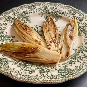 Belgian Endive ©cadwu caramalised with olive oil and lemon juice