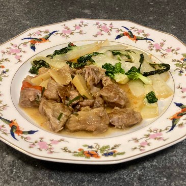 Neck of Lamb Asian Style ©cadwu with djeroek poeroet, ginger, soy sauce and cilantro seeds