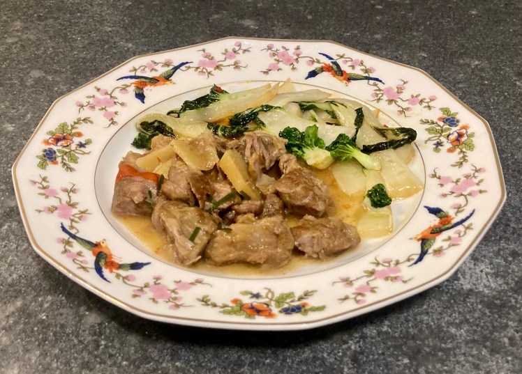 Neck of Lamb Asian Style ©cadwu with djeroek poeroet, ginger, soy sauce and cilantro seeds